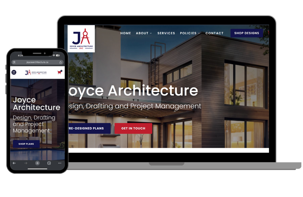 Joyce architecture mockup